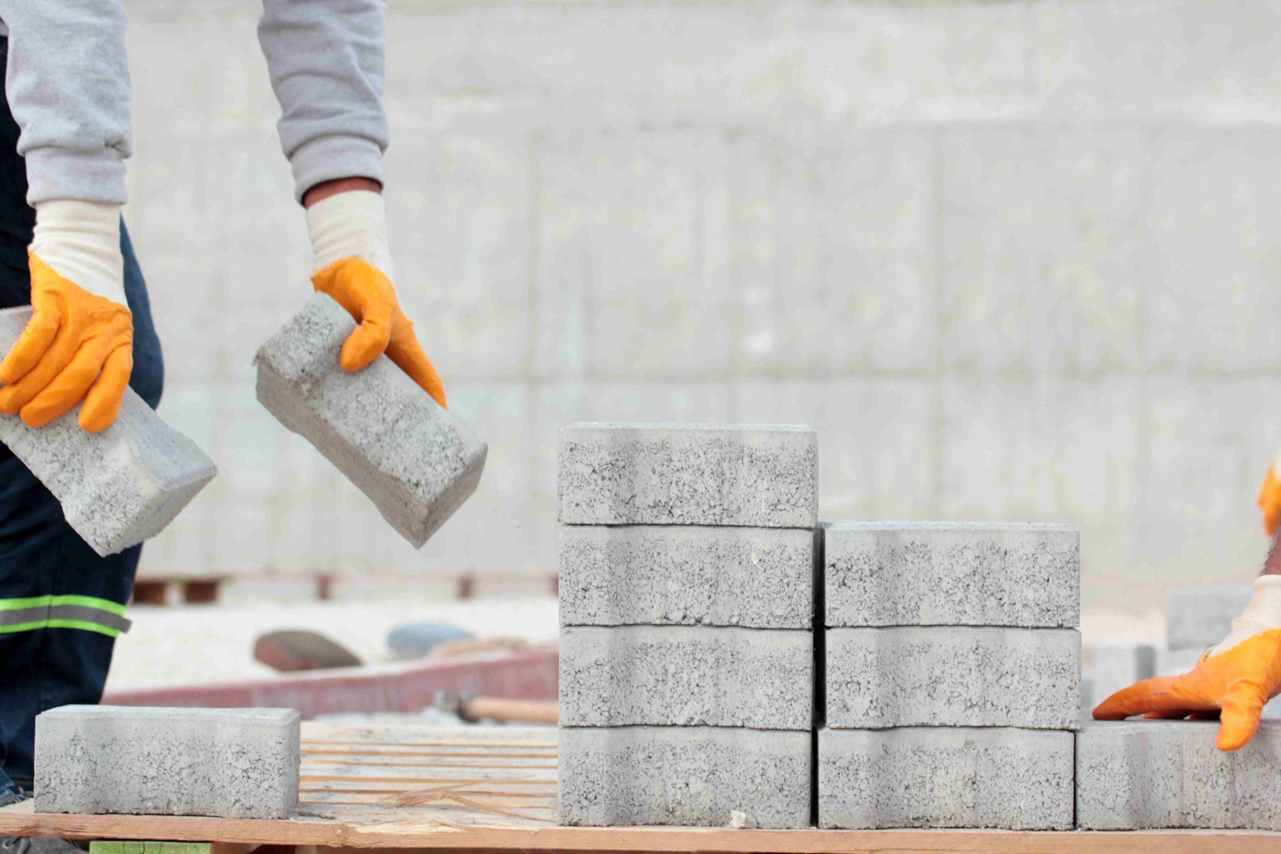 Building Foundations with Solid Concrete Blocks